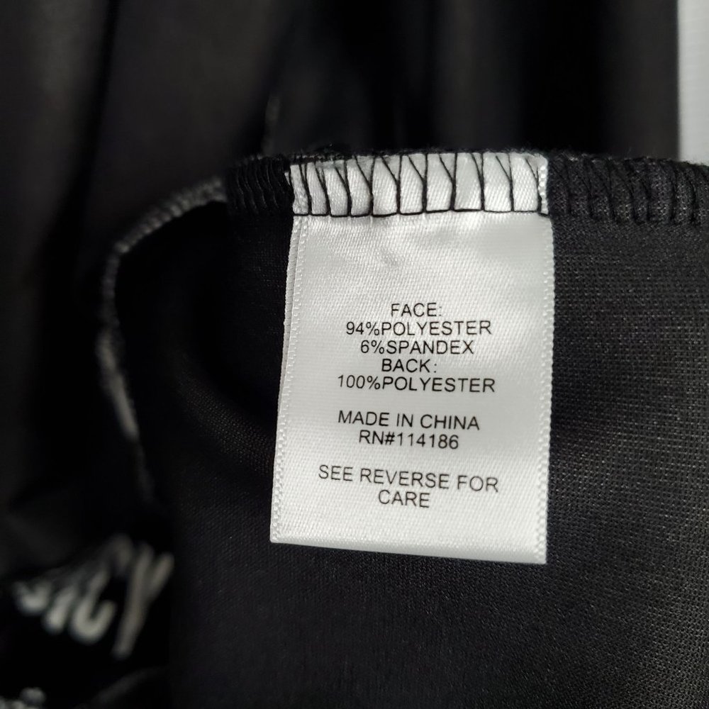 Juicy Couture Size L Jumpsuit Hoodie Velour Jogger Zip Up Pockets Logo Print Y2K - Picture 6 of 15